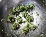 エビと豆苗の帽子ワンタン作り方5写真