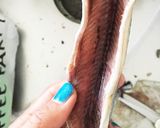 簡単☆冷凍させたサンマで甘露煮！！！作り方2写真