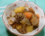 給食の味☆肉じゃがそぼろ(だしは棒天で)作り方7写真