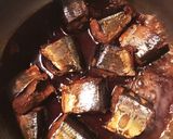 簡単☆冷凍させたサンマで甘露煮！！！作り方4写真