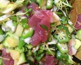 まぐろとアボカドの彩り丼作り方3写真