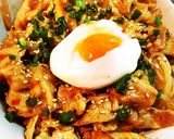 ビビンバ風簡単豚こま丼＊作り方5写真