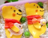 プーさん弁当（キャラ弁）作り方14写真
