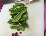 ピーマンの梅肉和え鰹節を散らして作り方1写真