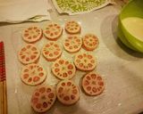 れんこんの挟み揚げ～抹茶塩で食べてね♪作り方3写真