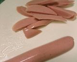 魚肉ソーセージ☆ナポリタン風ソテー作り方2写真