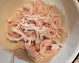 ゆで鶏deスープごはん☆作り方1写真