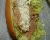 ソースが決め手♪マヨデリ焼豚サンド作り方5写真