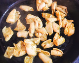 おつまみに！鶏皮とキノコのカレー炒め作り方8写真