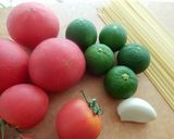 すだち香るフレッシュトマトスパゲッティ作り方1写真