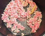 圧力鍋無しで大根とひき肉のそぼろあんかけ作り方3写真