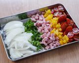 ♡【簡単】食パンピザ♥作り方1写真