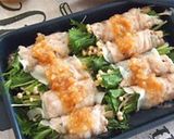 冷しゃぶ風 水菜と豚バラの蒸し焼き作り方7写真