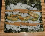 アボカドとヤマゴボウの、カリカリ海苔巻き作り方4写真
