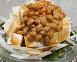 納豆と豆腐とワカメのネバネバサラダ♪作り方2写真