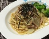 超簡単☆ツナと玉ねぎの和風パスタ作り方5写真
