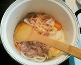 キャベツいっぱい❢カレー風味の豚汁作り方6写真