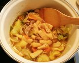 キャベツいっぱい❢カレー風味の豚汁作り方8写真