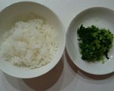 風邪ひき息子へpart②青菜と玉子のお粥作り方3写真