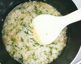風邪ひき息子へpart②青菜と玉子のお粥作り方5写真