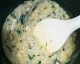 風邪ひき息子へpart②青菜と玉子のお粥作り方6写真