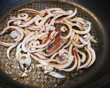 簡単！ほうれん草のいかバター醤油炒め作り方3写真