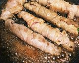 ラム切り落としでセロリの葉巻き作り方5写真
