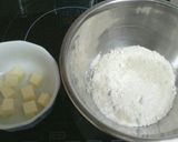 紫いもあんパンのクランブル作り方3写真