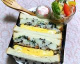 ひじき煮ポテサラとふわ卵のマヨデリサンド作り方12写真