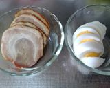 ねぎ入り細切り野菜と焼豚のサンドイッチ作り方2写真