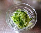 ねぎ入り細切り野菜と焼豚のサンドイッチ作り方3写真