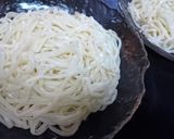 夏★サッパリ【マグロの山かけ冷製うどん】作り方2写真
