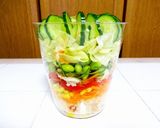 【ゆでたまごっこドラえもん】パフェサラダ作り方16写真