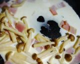 ベーコンとしめじの和風クリームパスタ♪作り方4写真