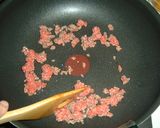 トマトとアスパラの肉味噌ドレッシング作り方3写真