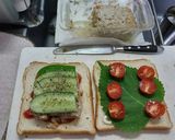♥野菜たっぷり☺ミートローフ入りサンド♥作り方2写真