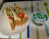 ♥野菜たっぷり☺ミートローフ入りサンド♥作り方3写真