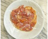 レンジで5分！　照り焼きチキン♪作り方4写真