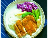 レンジで5分！　照り焼きチキン♪作り方9写真