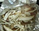 かじきときのこのバターしょうゆホイル焼き作り方5写真