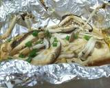 かじきときのこのバターしょうゆホイル焼き作り方7写真