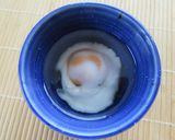 レンジで40秒+20秒で簡単温泉卵!?作り方1写真