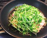 洋風♡鮭とベーコン、青菜えのきの炒め物作り方12写真