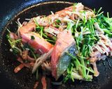 洋風♡鮭とベーコン、青菜えのきの炒め物作り方15写真
