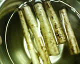 お弁当に♡牛蒡の♡ソース煮♡作り方1写真