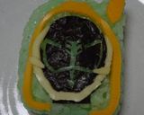 仮面ライダー ゴースト 英雄 キャラ弁作り方11写真