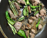 ししとうと牛肉のピリ辛和風炒め作り方4写真