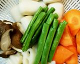 里芋と蓮根の牛しぐれ煮風煮物作り方1写真