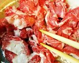里芋と蓮根の牛しぐれ煮風煮物作り方3写真