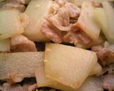 冬瓜と豚バラ肉の炒め煮作り方5写真